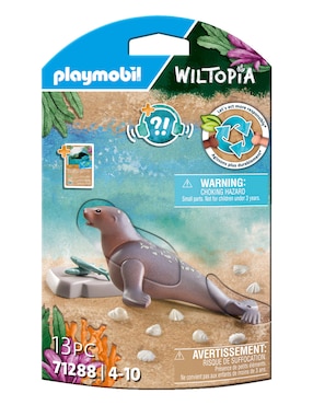 Set Construcción Playmobil Wiltopia Pm León Marino-wiltopia 2023 Con 13 Piezas