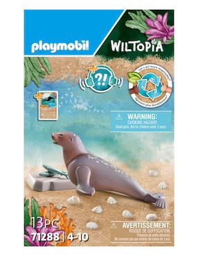 Set construcción Playmobil Wiltopia Pm León Marino-wiltopia 2023 con 13 piezas