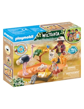 Set Construcción Playmobil Wiltopia Pm Ostrich Nest-wiltopia Con 6 Piezas