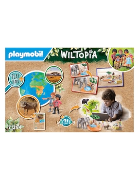 Playmobil Elephant (with Water Shoot Mechanism) At The Water Hole-Wiltopia 2023 B