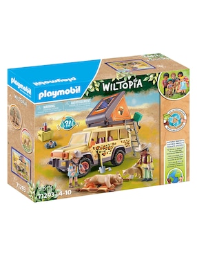 Set Construcción Playmobil Wiltopia Pm Rescue All-terrain Vehicle-wiltopia Con 98 Piezas