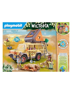 Set construcción Playmobil Wiltopia Pm Rescue all-terrain vehicle-wiltopia con 98 piezas