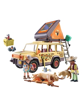 Set construcción Playmobil Wiltopia Pm Rescue all-terrain vehicle-wiltopia con 98 piezas