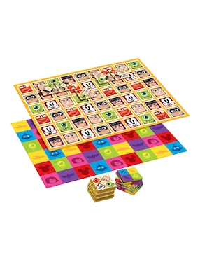 Juego de mesa infantil en cuadrados Disney Pixar Novelty