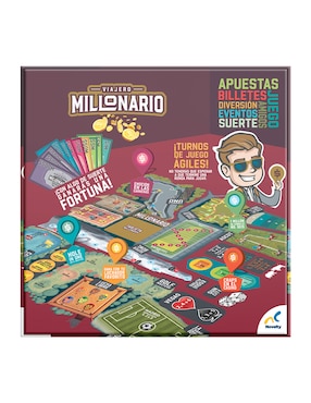 Juego de mesa en familia Viajero Millonario Novelty