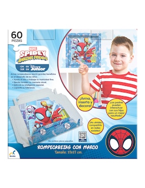 Rompecabezas Marvel: Spidey and His Amazing Friends Novelty 60 piezas