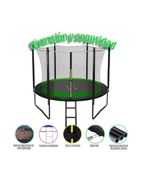 Trampolín Level Kids infantil 8ft