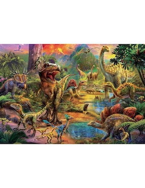 Rompecabezas Reino de dinosaurios Educa 1000 piezas