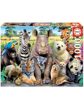 Rompecabezas Animales de la selva Educa 1000 piezas
