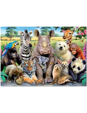 Rompecabezas Animales de la selva Educa 1000 piezas