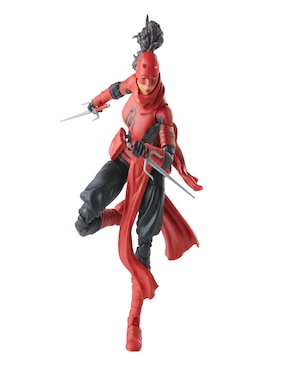 Figura de acción Marvel Legends Series Elektra Natchios Hasbro articulada