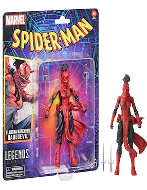 Figura de acción Marvel Legends Series Elektra Natchios Hasbro articulada