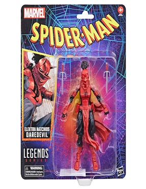 Figura de acción Marvel Legends Series Elektra Natchios Hasbro articulada