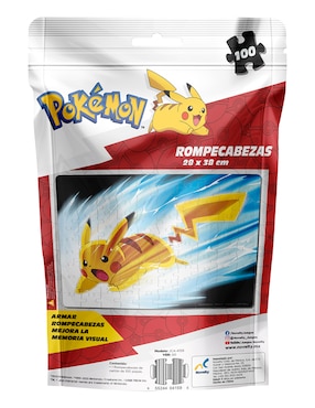 Rompecabezas Pokémon Pikachu Novelty 100 piezas