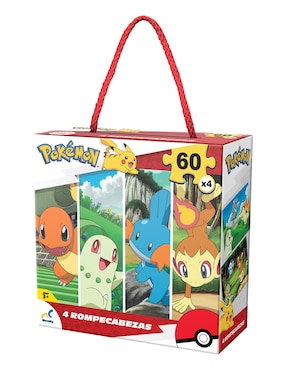Rompecabezas Pokémon 4 en 1 Novelty 240 piezas
