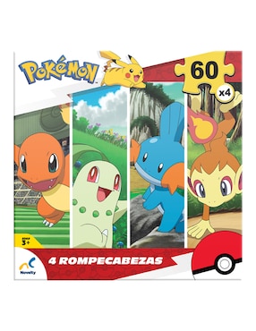 Rompecabezas Pokémon 4 en 1 Novelty 240 piezas