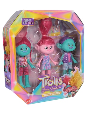 Muñeca Trolls Band Together Mattel Trío de vanguardia