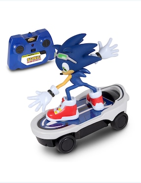 Vehículo De Control Remoto Token Toys 631 Sonic Skateboarder 2.4GHZ RC Sonic The Hedgehog