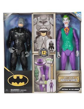 Set figuras de acción DC Batman VS Joker Batman articuladas