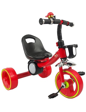 Triciclo The Baby Shop rodada 10 con esfera musical luz y sonido unisex