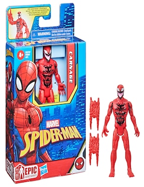 Figura De Acción Marvel Spider Man Carnage Hasbro Articulada