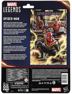 Figura de acción Marvel: Legends Series Spider-Man: No Way Home Hasbro articulada