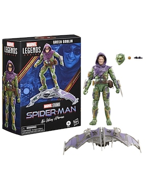 Figura De Acción Spiderman No Way Home Duende Verde Hasbro Articulado