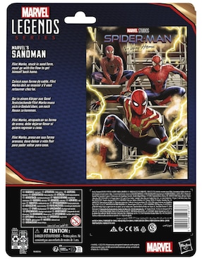 Figura de acción Spiderman No Way Home Sandman Hasbro