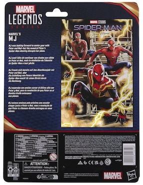 Figura de acción Marvel Legends Series MJ Michelle Jones Hasbro