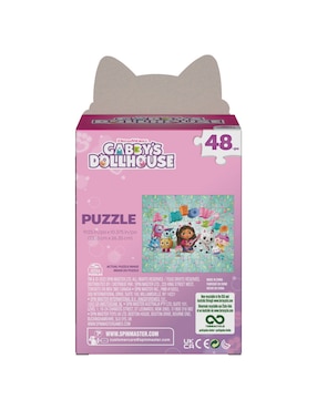 Rompecabezas Gabby's Dollhouse Spin Master 48 piezas