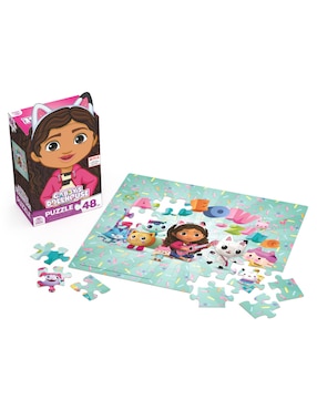Rompecabezas Gabby's Dollhouse Spin Master 48 piezas