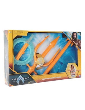 Tridente giratorio para disfraz de Aquaman DC Comics