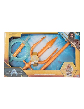 Tridente giratorio para disfraz de Aquaman DC Comics