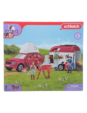 Aventura Con Coche Y Remolque Para Caballos Schleich
