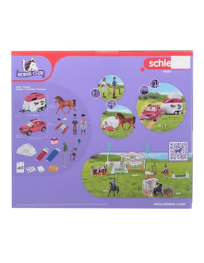 Aventura Con Coche Y Remolque Para Caballos Schleich