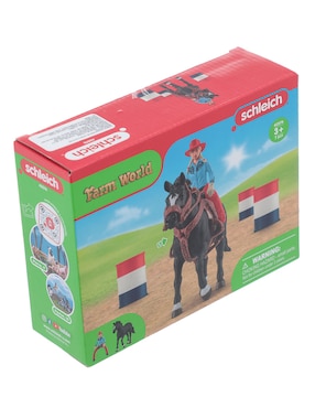 Carrera De Obstáculos Con Amazona Vaquera Schleich