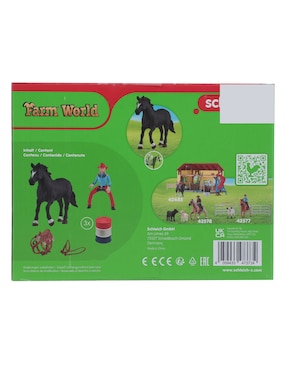 Carrera De Obstáculos Con Amazona Vaquera Schleich