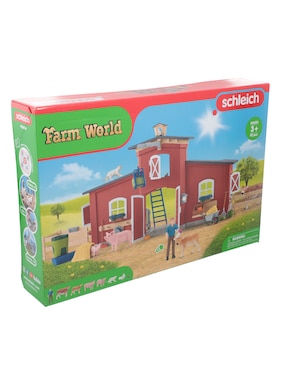 Casa Granja Grande Con Animales Y Accesorios Schleich