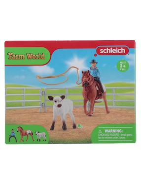 Captura Con Lazo Amazona Vaquera Schleich