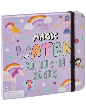 Tarjetas mágicas para colorear con agua Floss & Rock
