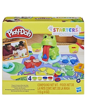 Manualidades play-doh rana y colores starters hasbro no aplica