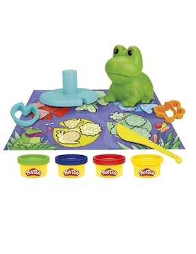 Manualidades play-doh rana y colores starters hasbro no aplica