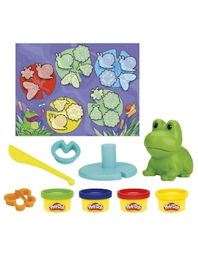 Manualidades play-doh rana y colores starters hasbro no aplica