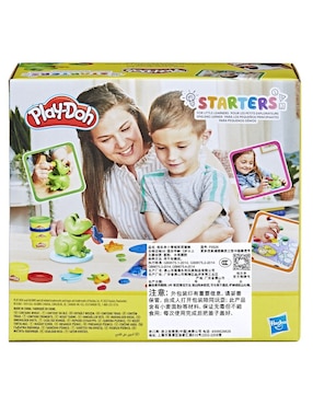Manualidades play-doh rana y colores starters hasbro no aplica