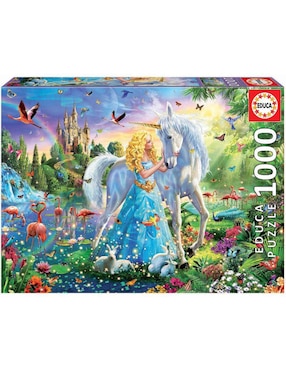 Rompecabezas La Princesa y el unicornio Educa 1000 piezas