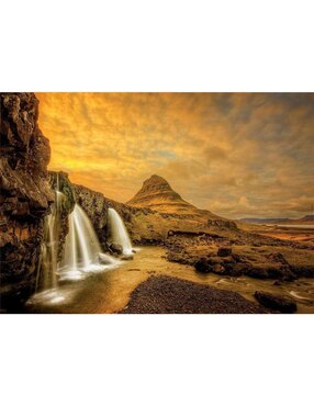 Rompecabezas Cascada Kirkjufellsfoss, Islandia Educa 1000 piezas