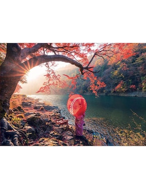 Rompecabezas Amanecer en el rio Katsura, Japón Educa 1000 piezas