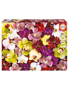 Rompecabezas Collage de Orquideas Educa 1000 piezas