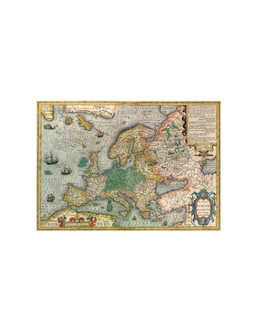 Rompecabezas Mapa de Europa Educa 1000 piezas
