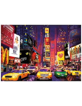Rompecabezas Times Square, Nueva York Educa 1000 piezas
